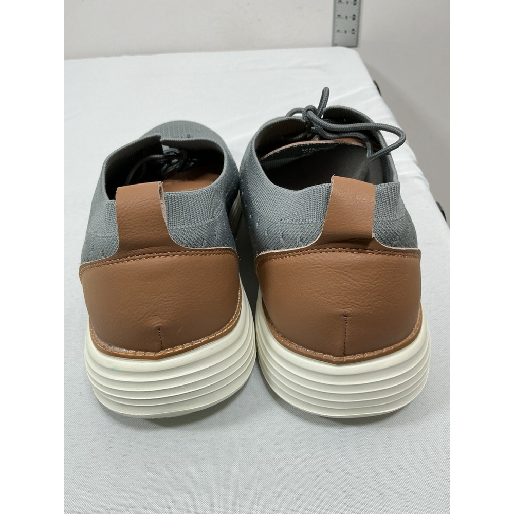 Men’s NWOT Vilocy Lace Up Oxford Sneakers Gray Size Eu 47 Us 12.5 Gray/brown - Picture 4 of 8